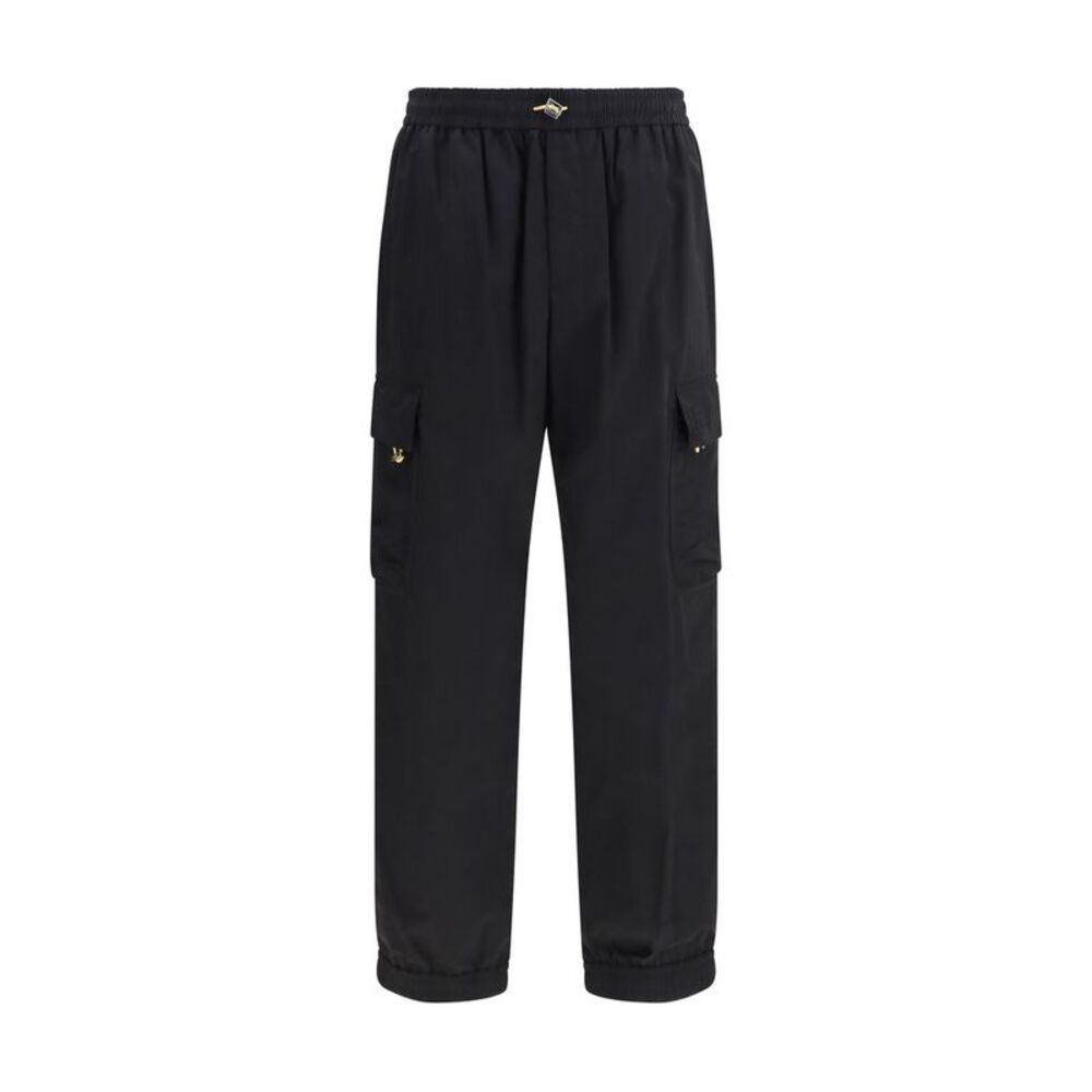 Fendi Black Polyamide Cargo Men's Pants
